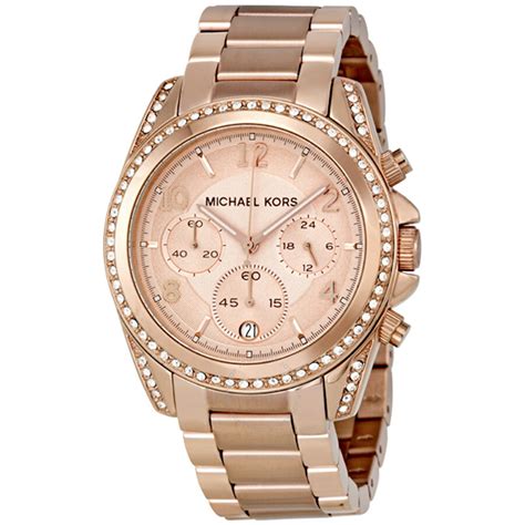 michael kors chronograph rose|Michael Kors chronograph watch silver.